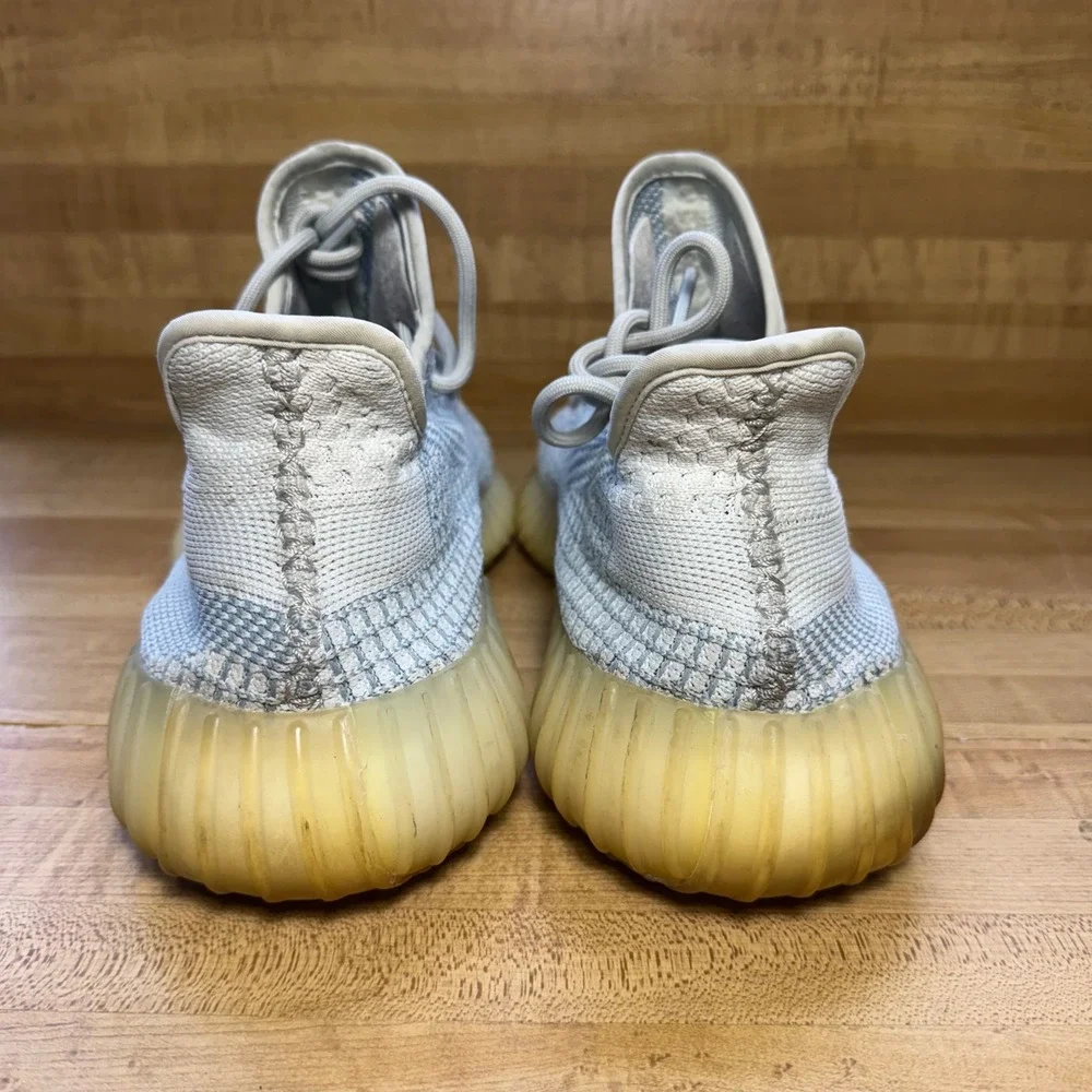 Adidas Yeezy Boost 350 V2 Cloud White Non-Reflective FW3043 Mens 11.5 Blue Grey
